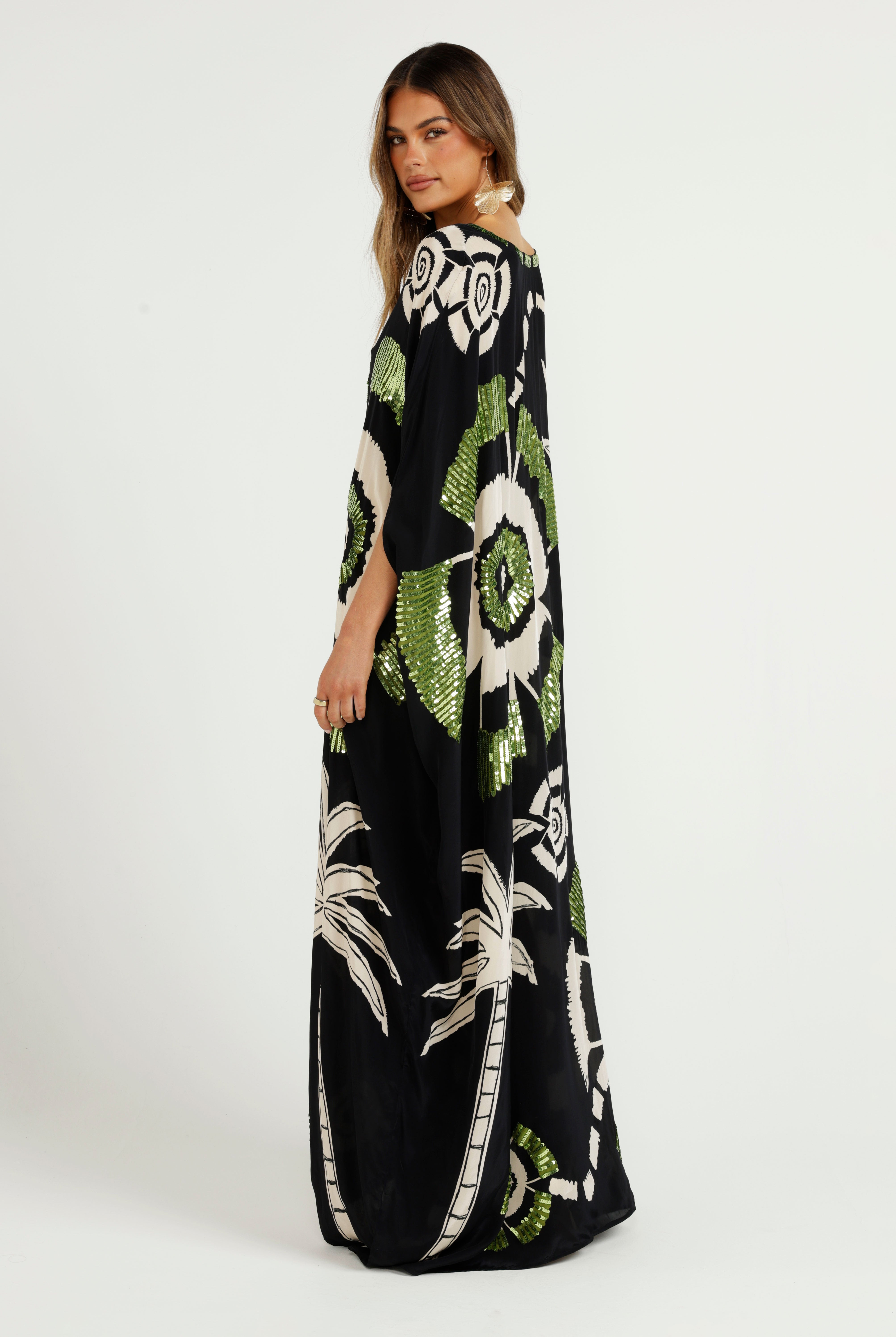 The Nocturne Capelet Kaftan