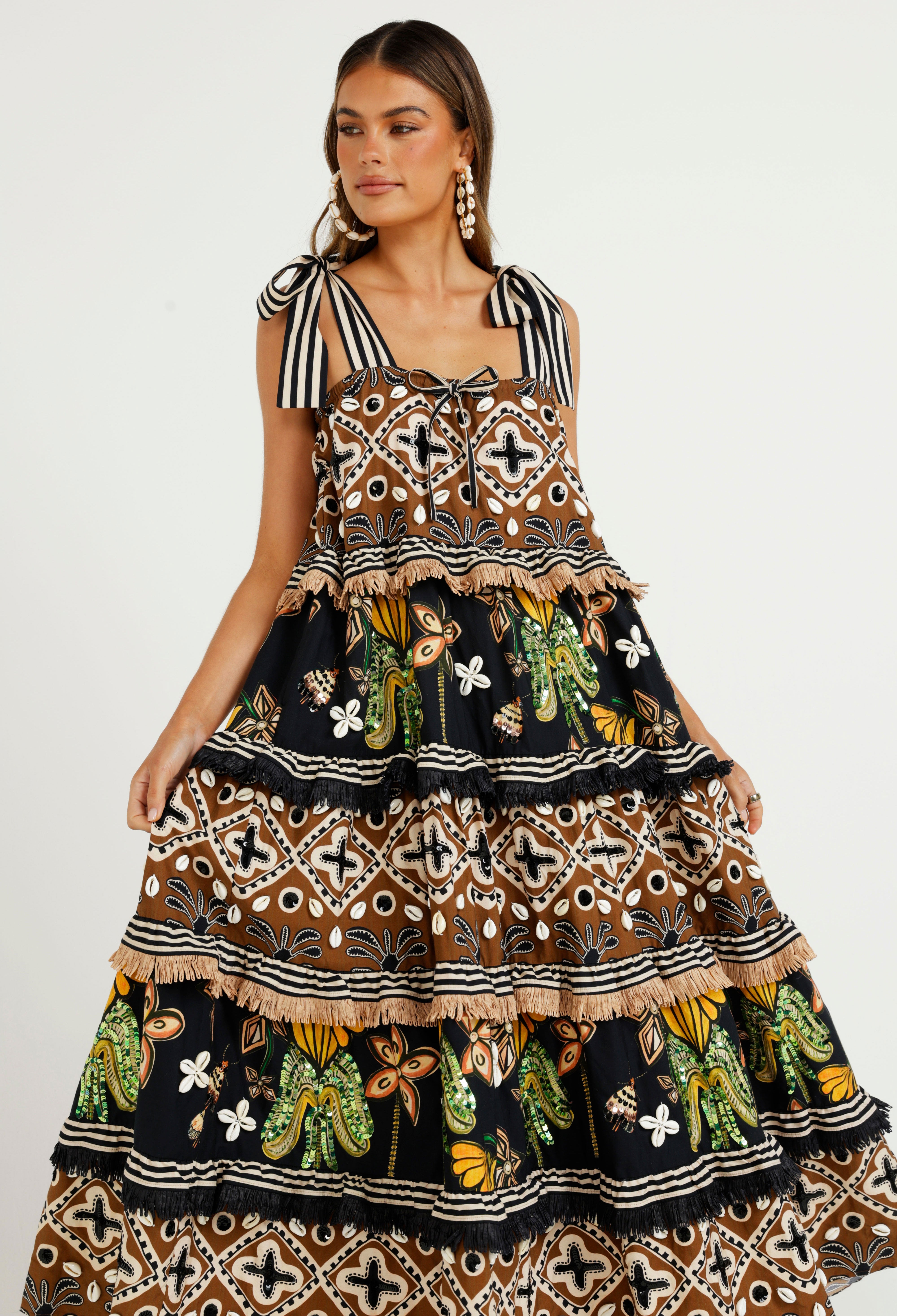 The Nomad Tierred Maxi Dress