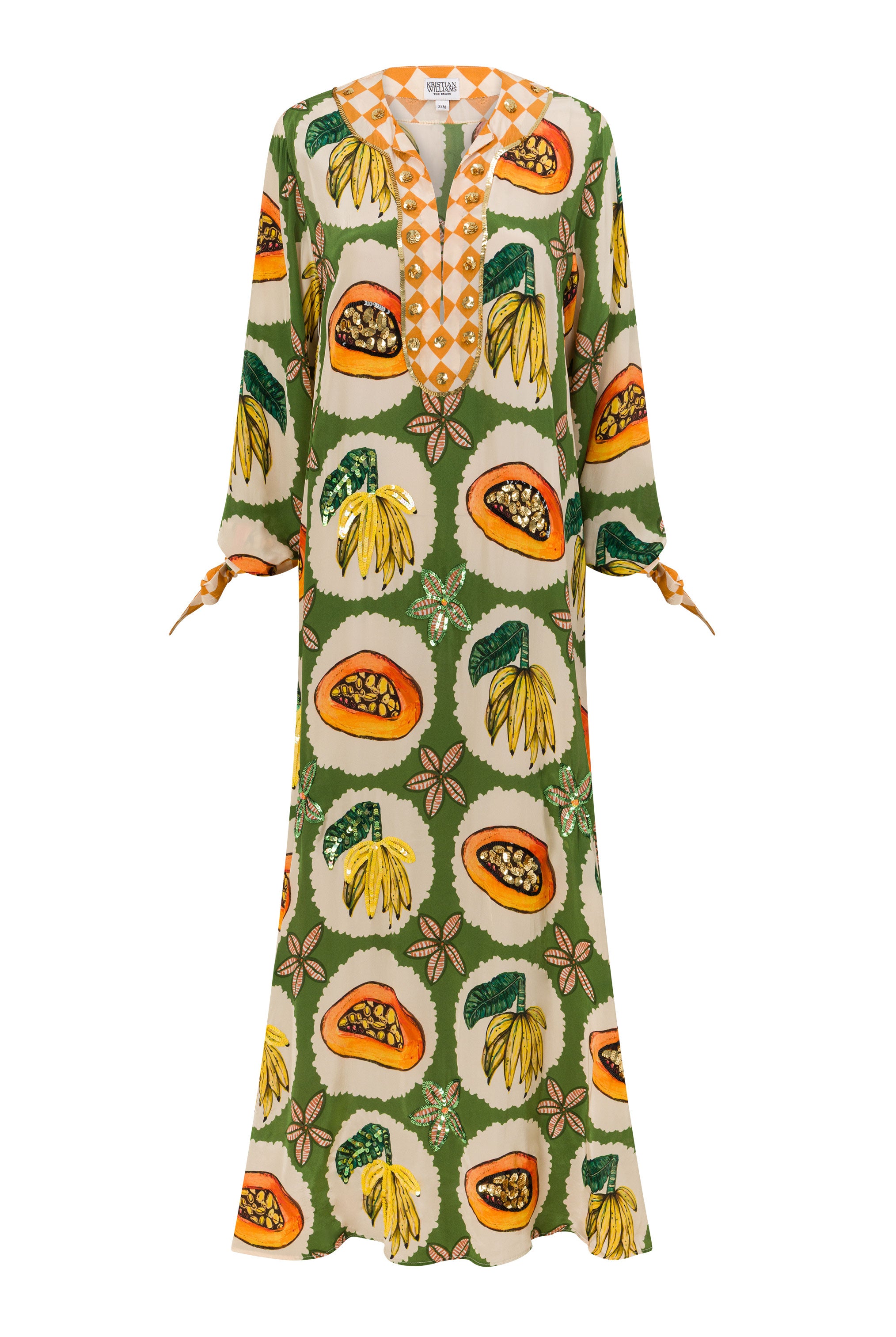 The Papaya Grove Kaftan