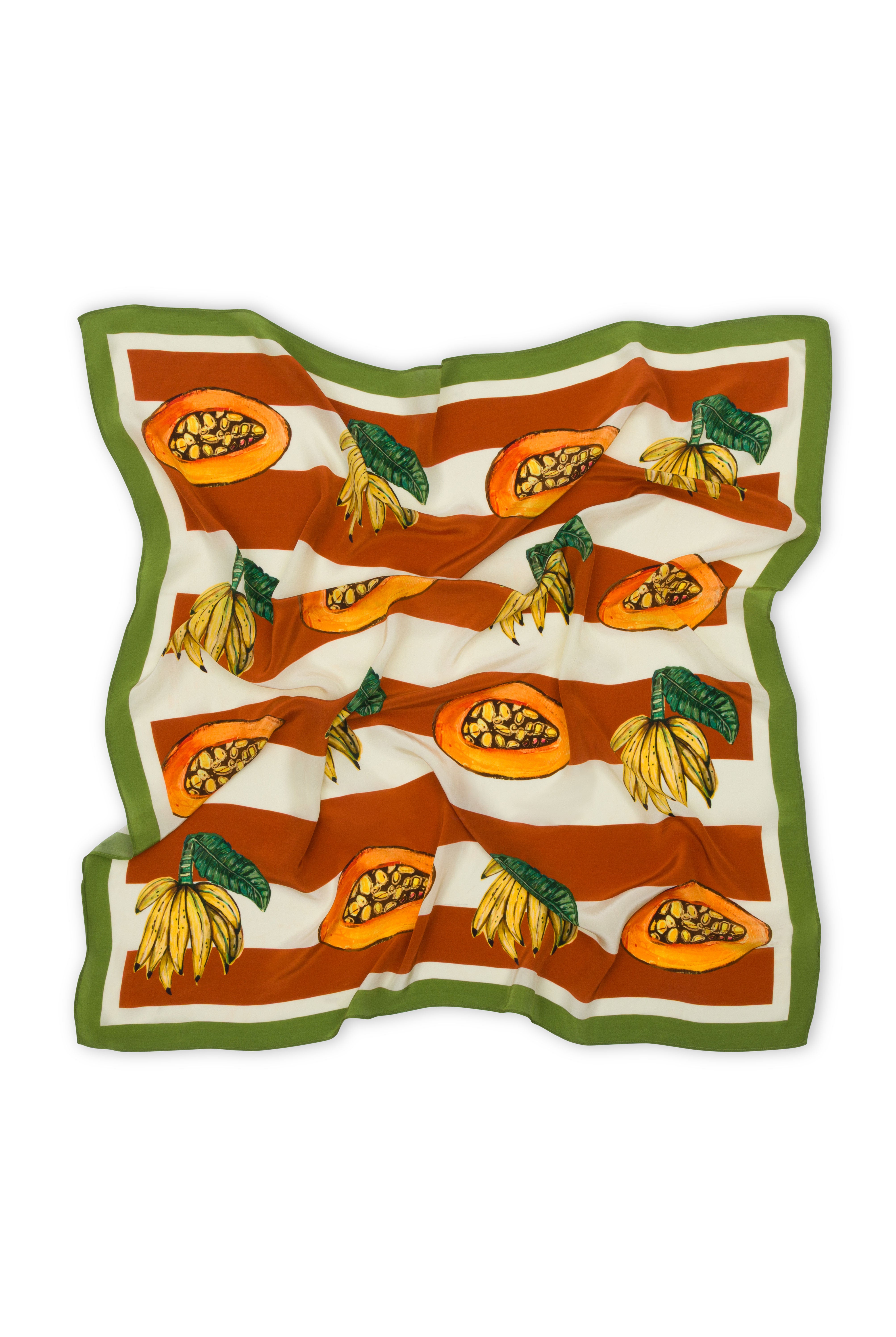The Papaya Riviera Scarf