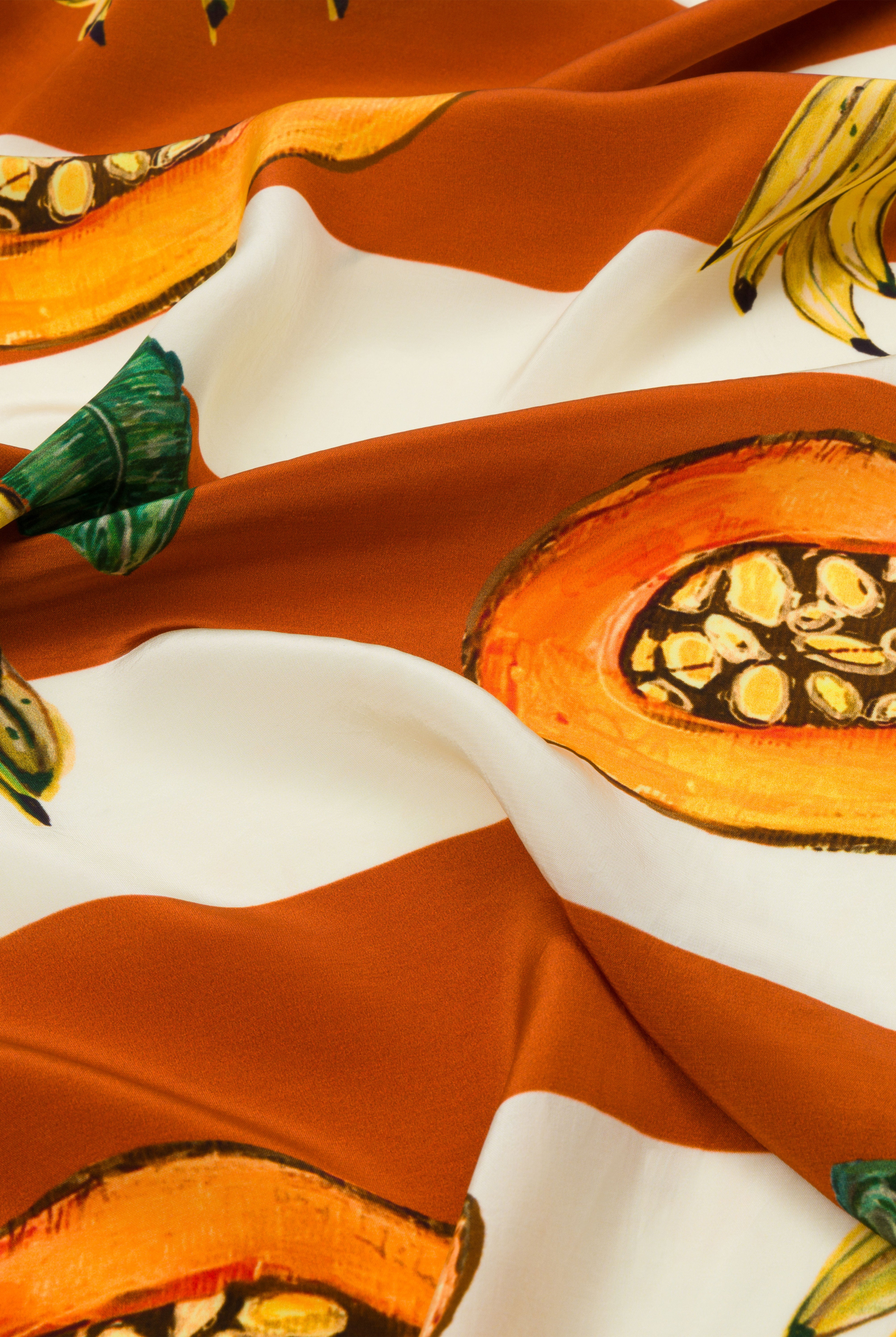 The Papaya Riviera Scarf