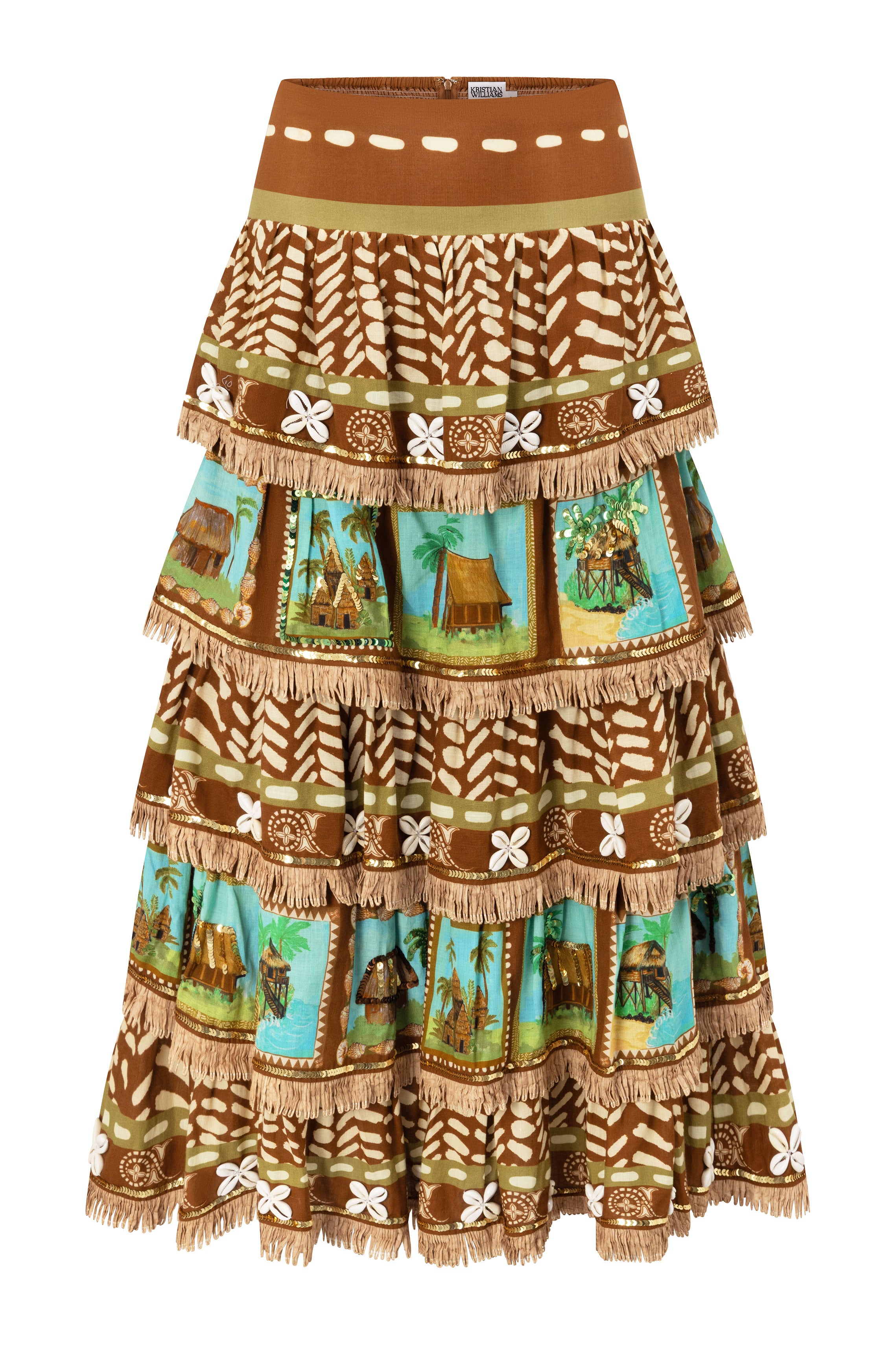 The Canopy Hut Ruffle Skirt