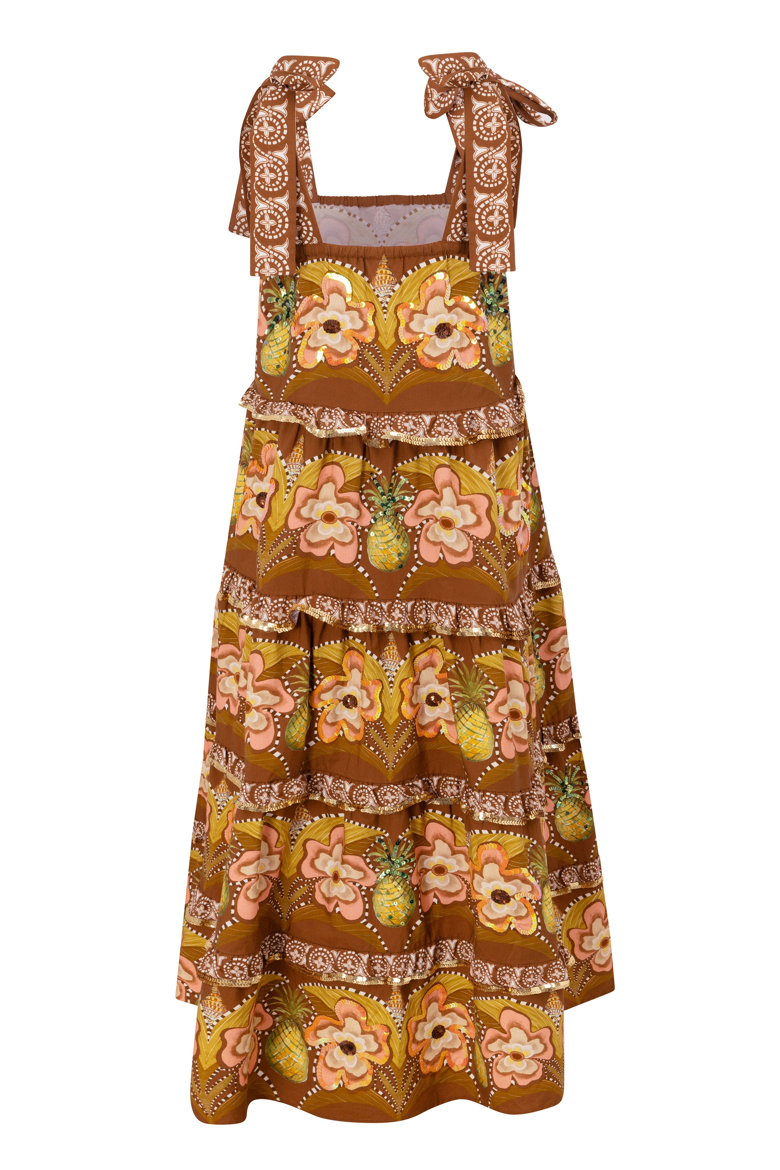 The Isle Of Orchids Maxi Dress