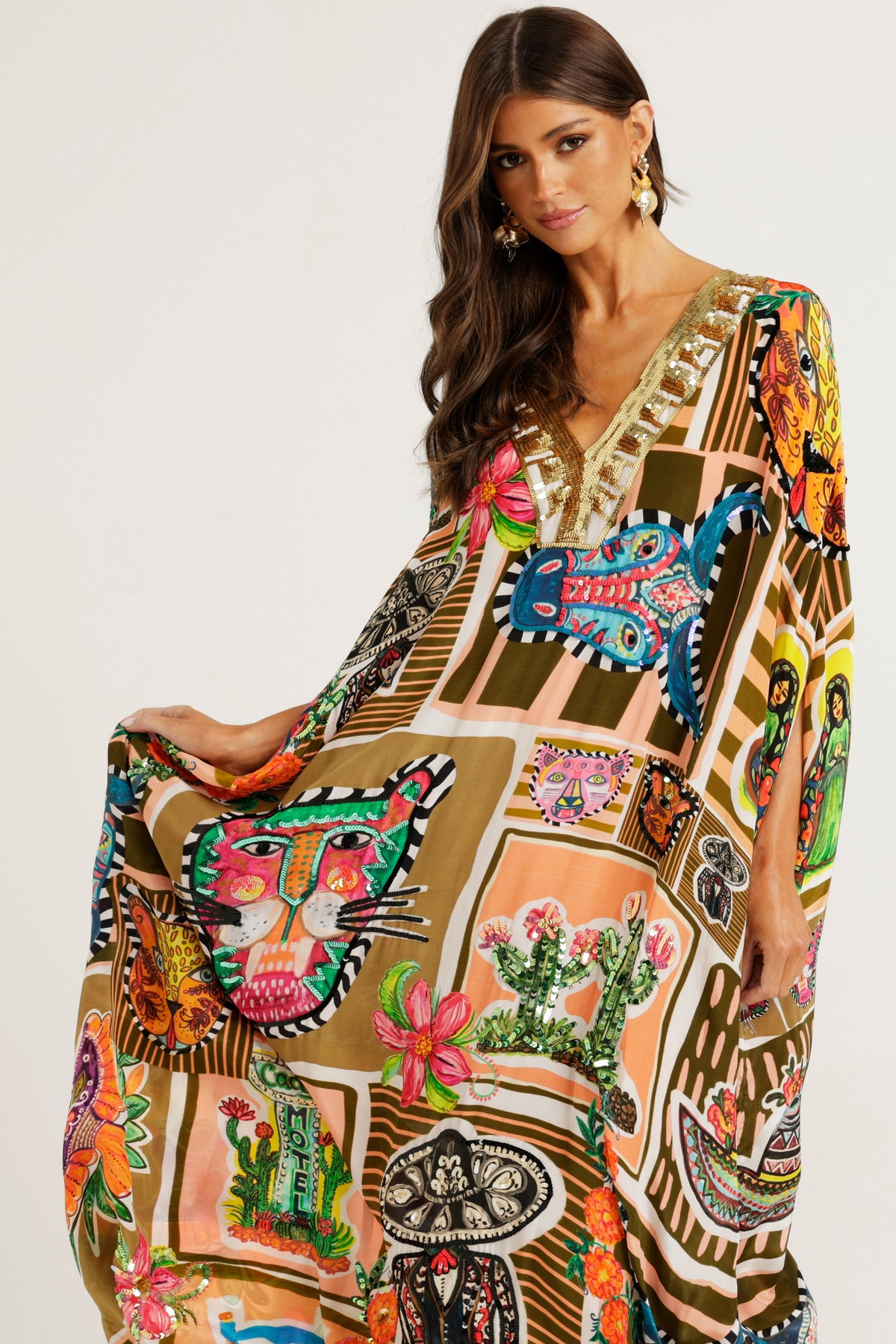 The Casa Curiosa Capelet Kaftan
