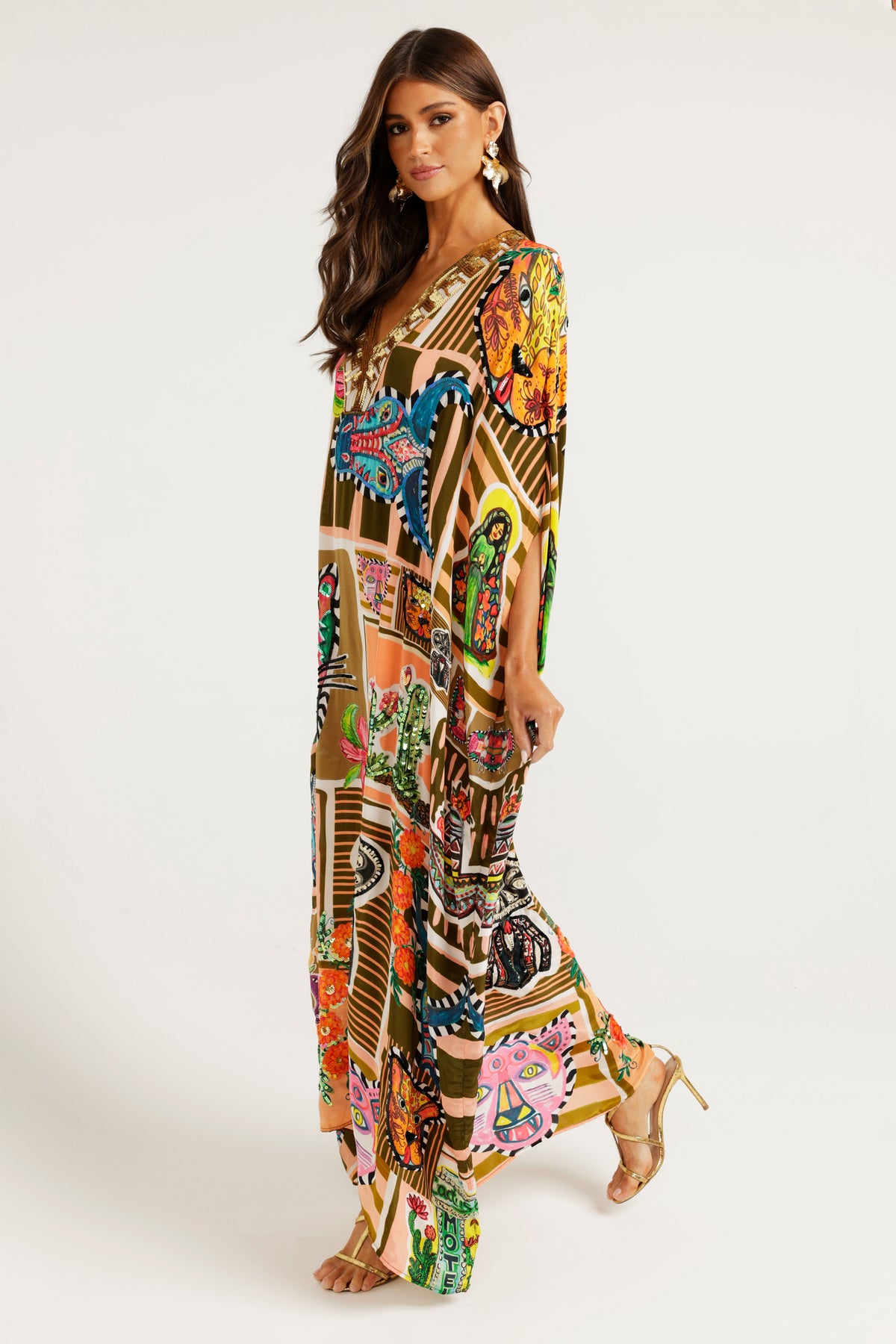 The Casa Curiosa Capelet Kaftan