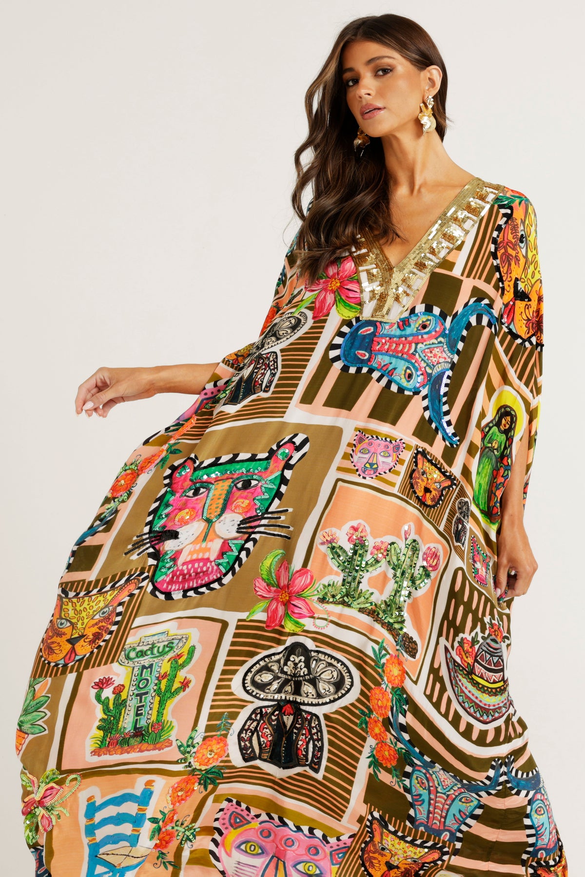The Casa Curiosa Capelet Kaftan