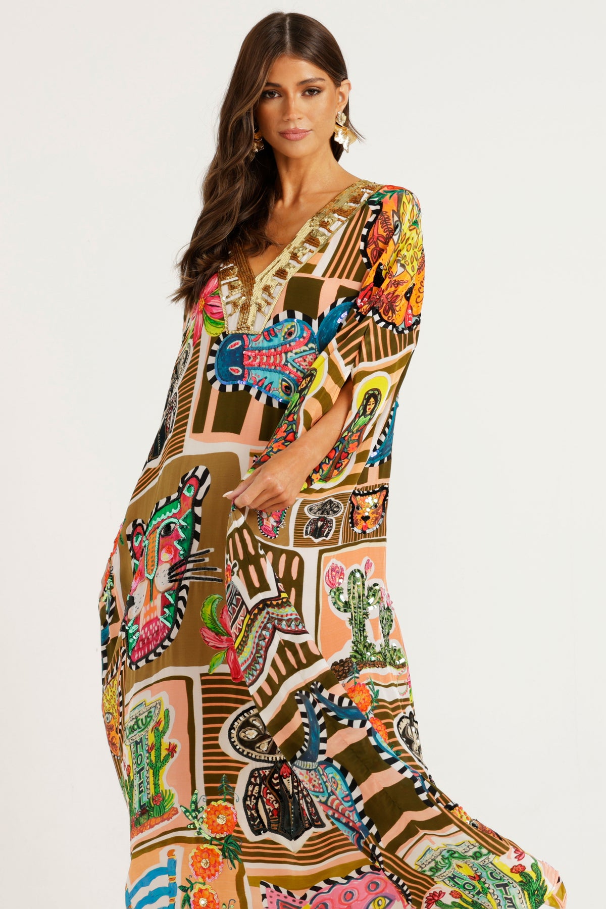 The Casa Curiosa Capelet Kaftan