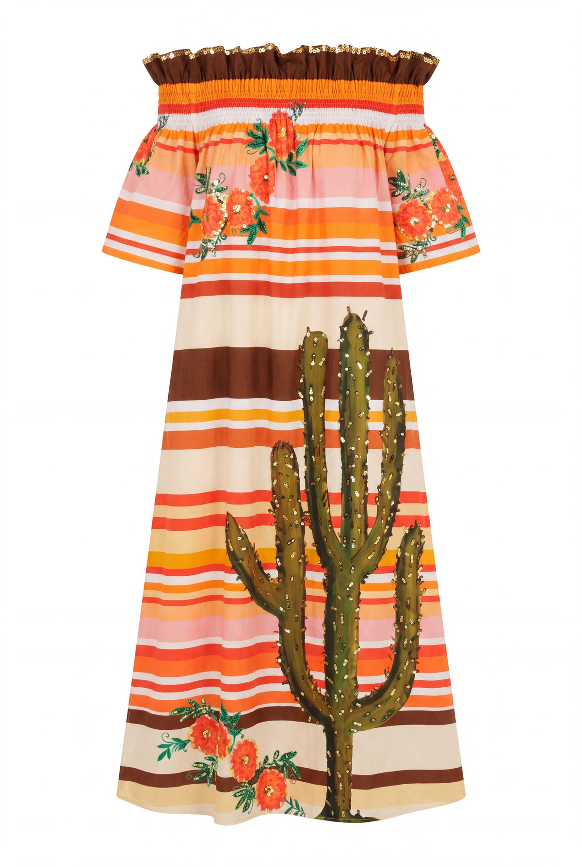 The Desierto Off Shoulder Dress