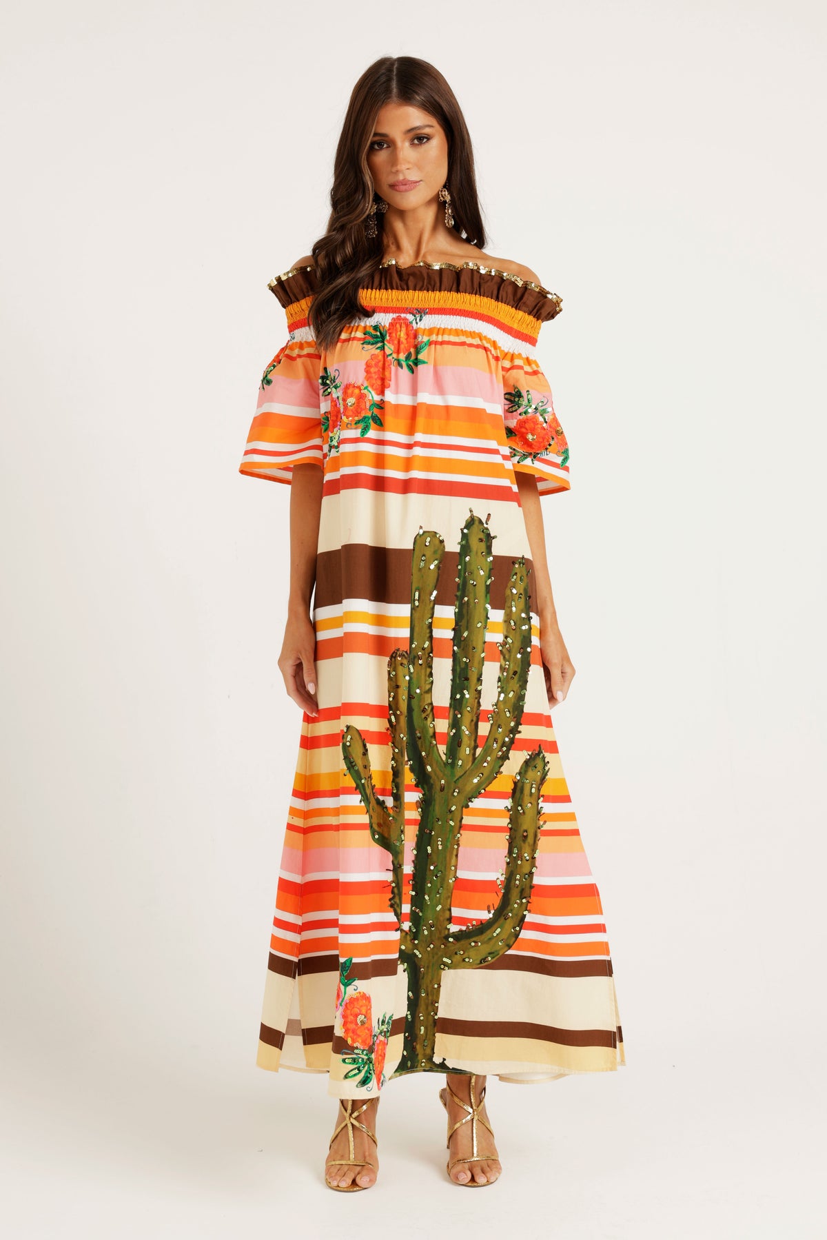 The Desierto Off Shoulder Dress