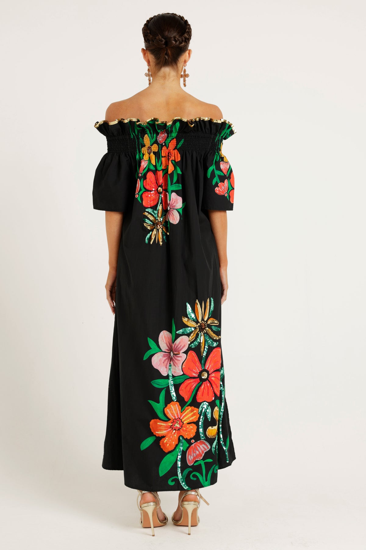 The Flores Paraíso Off Shoulder Dress
