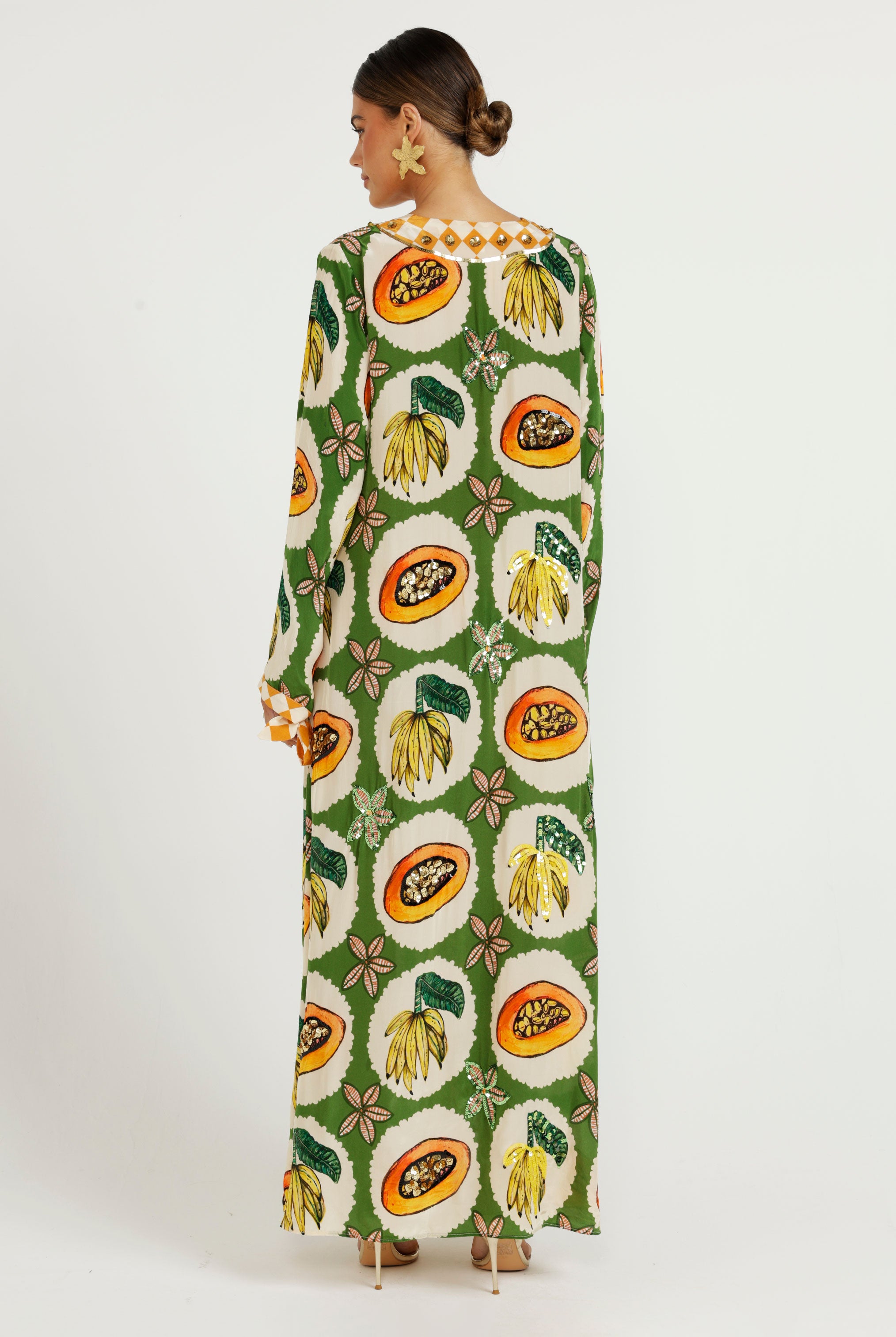 The Papaya Grove Kaftan