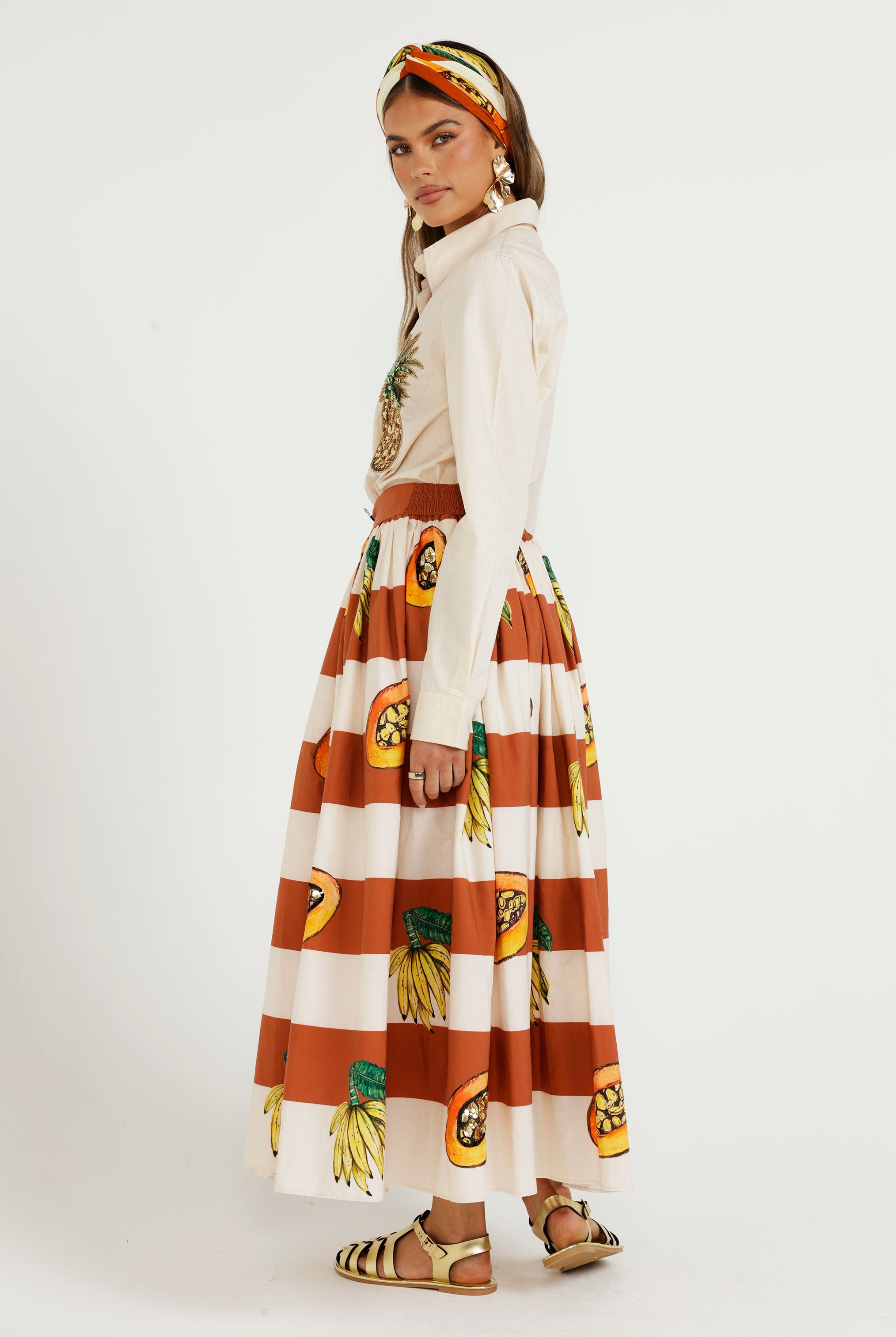 The Papaya Riviera Skirt