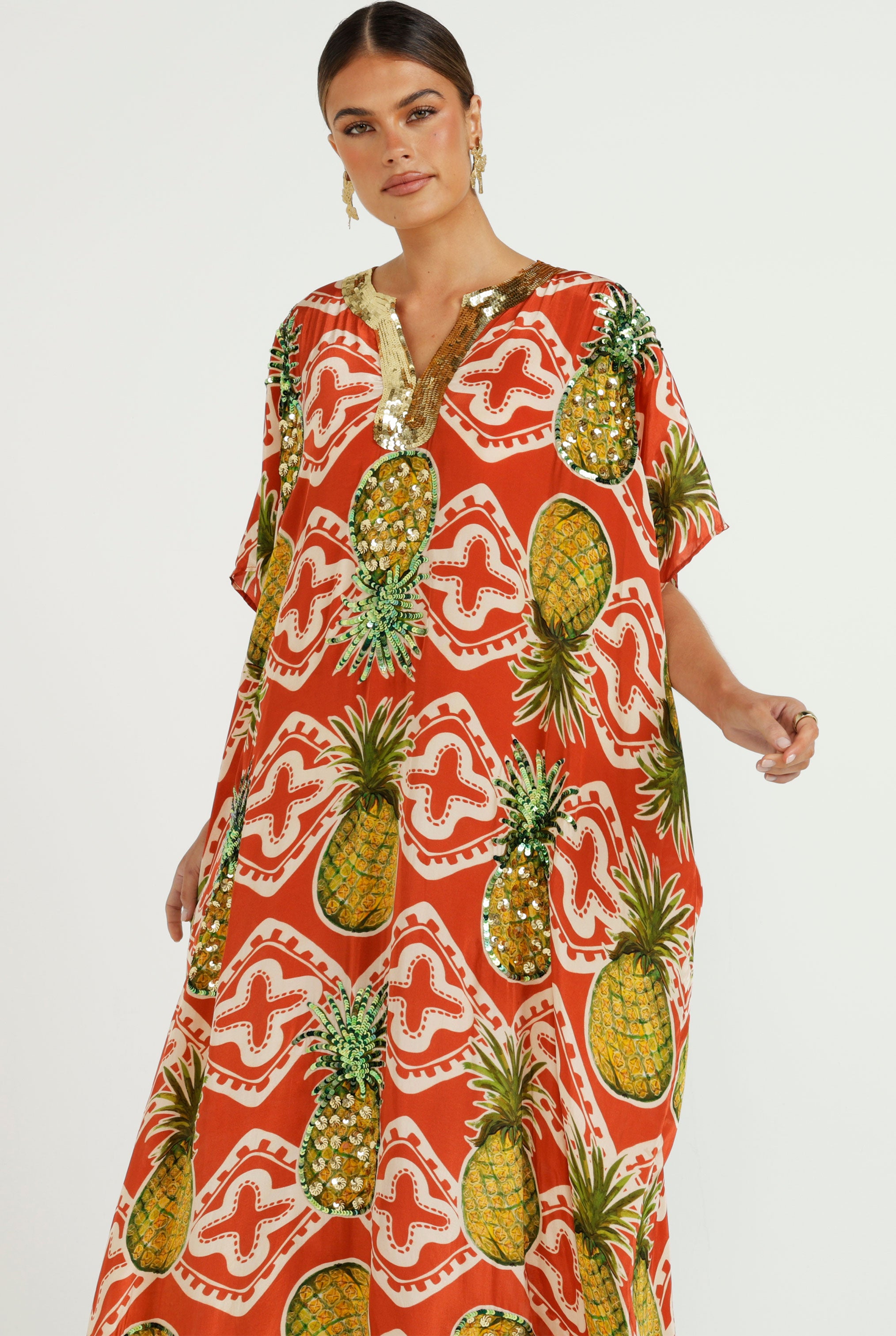 The Pineapple Royale Kaftan