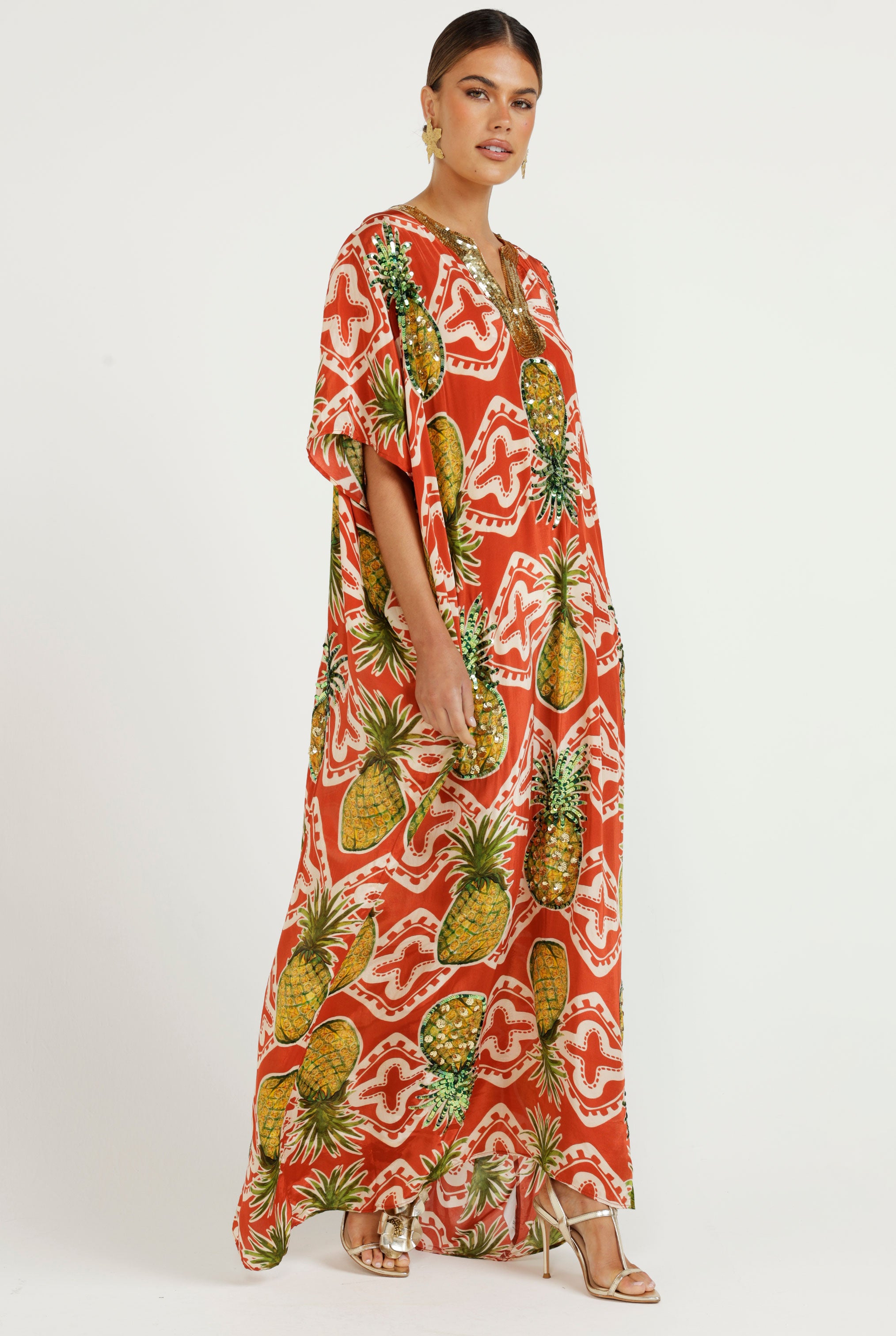 The Pineapple Royale Kaftan
