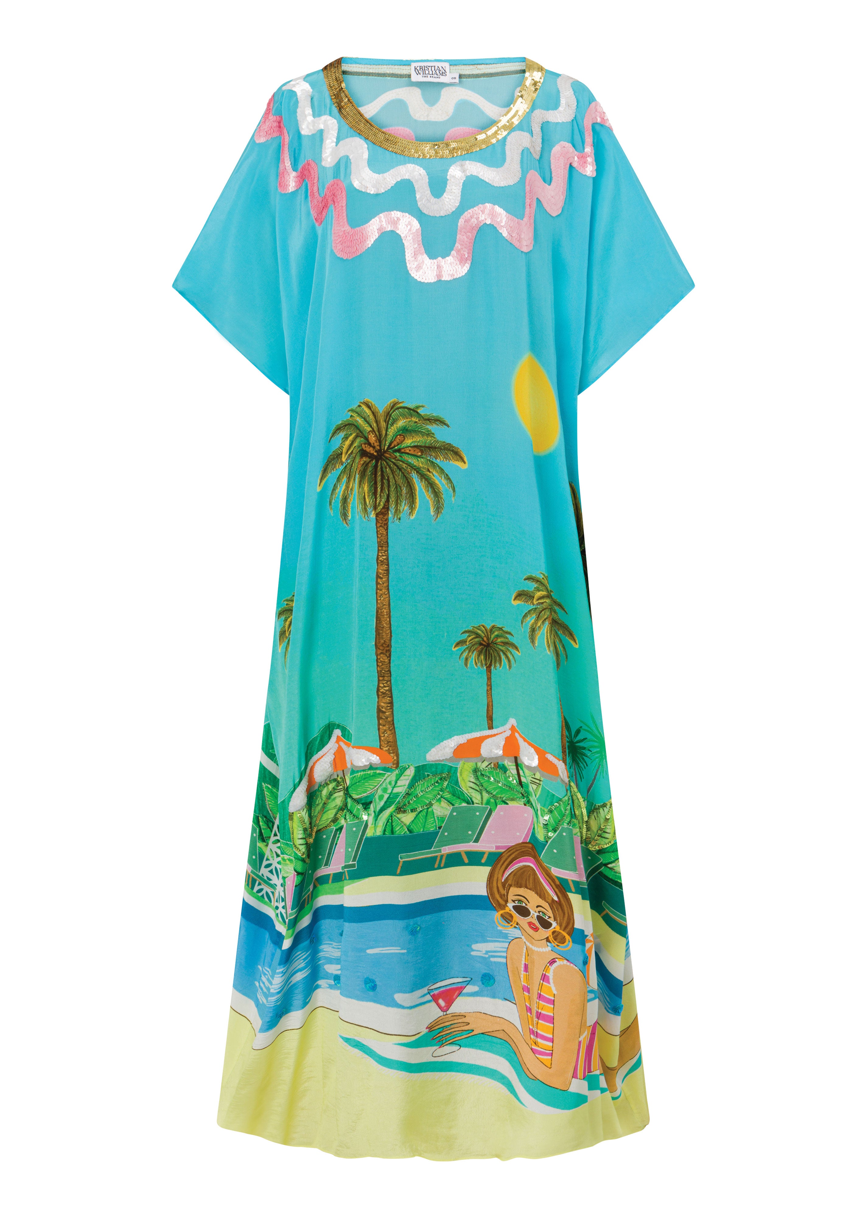 The Palm Royale Kaftan (Long)