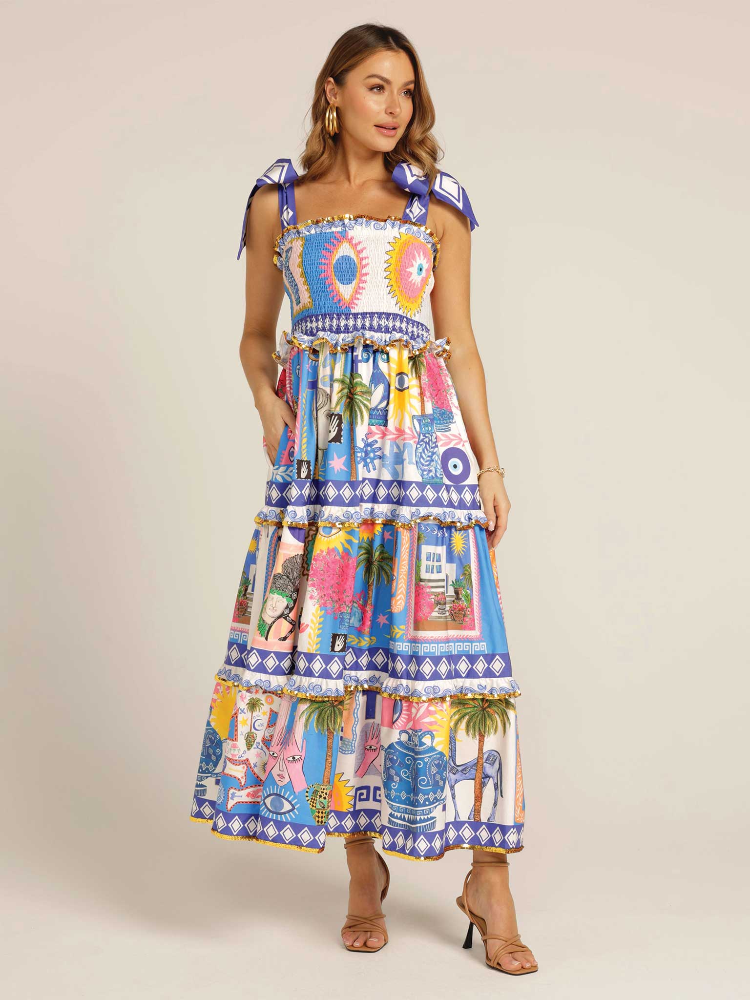 The Daphne Tiered Maxi Dress