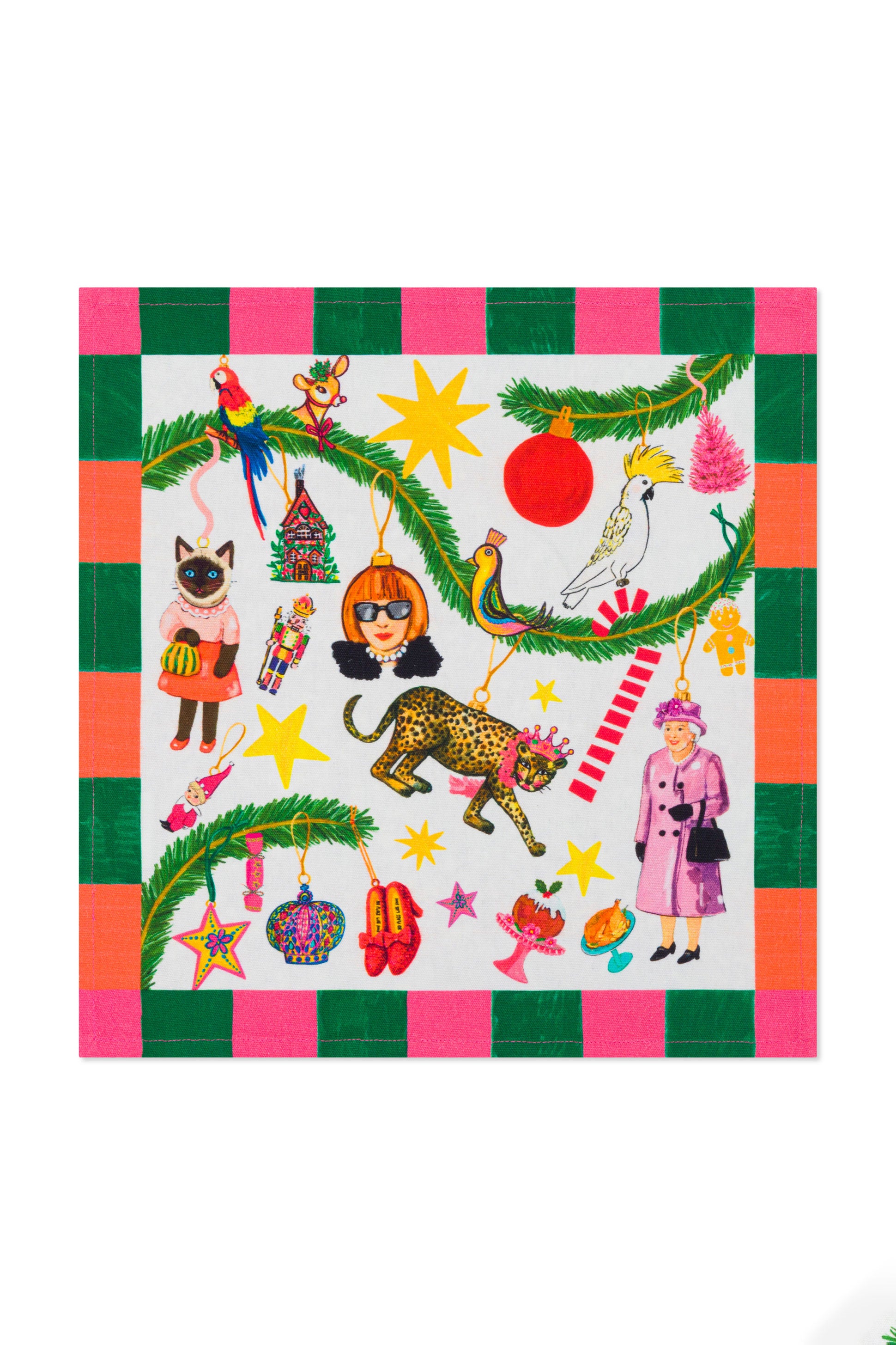 God Save the Sleigh Napkin Set (4)