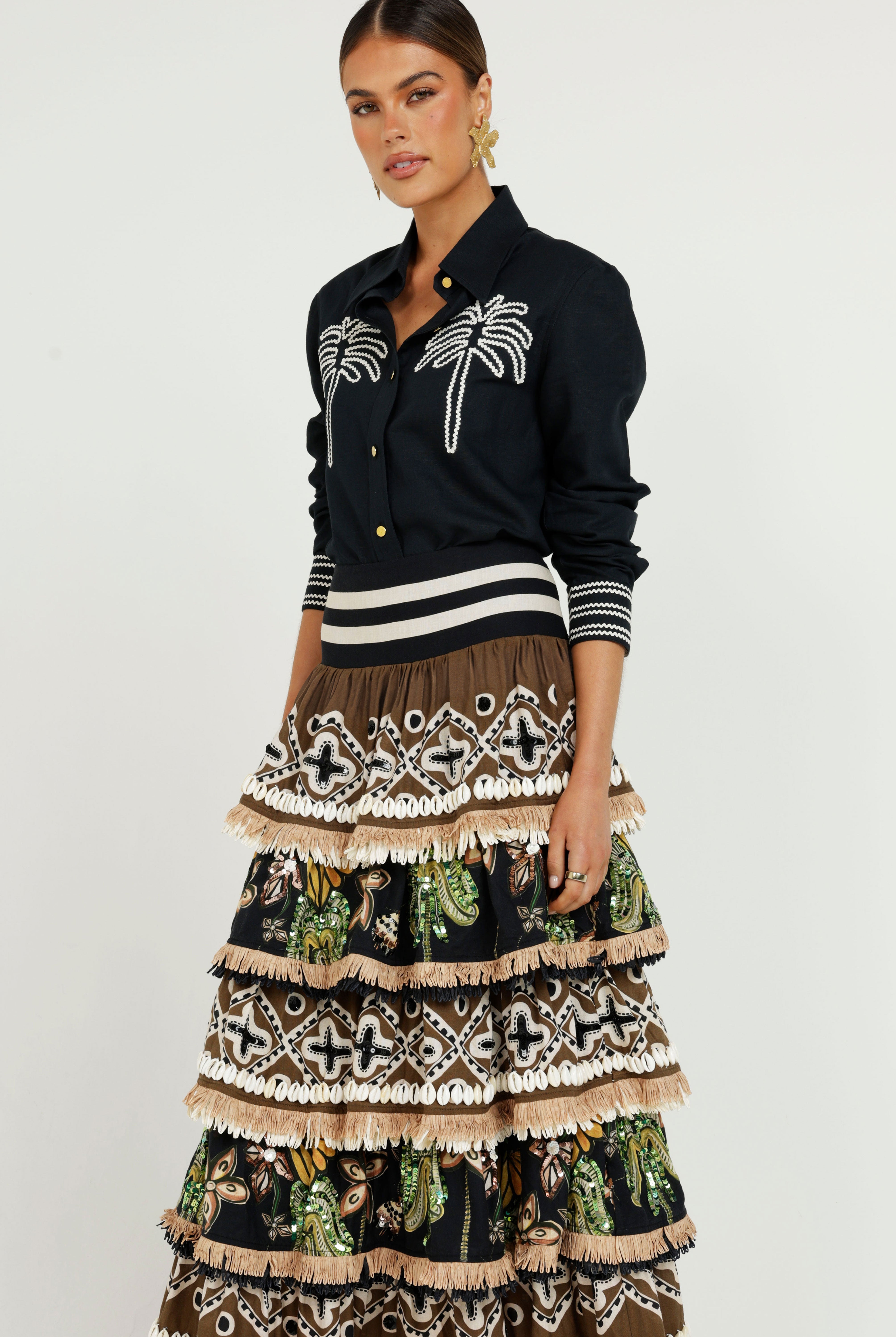 The Nomad Ruffle Skirt