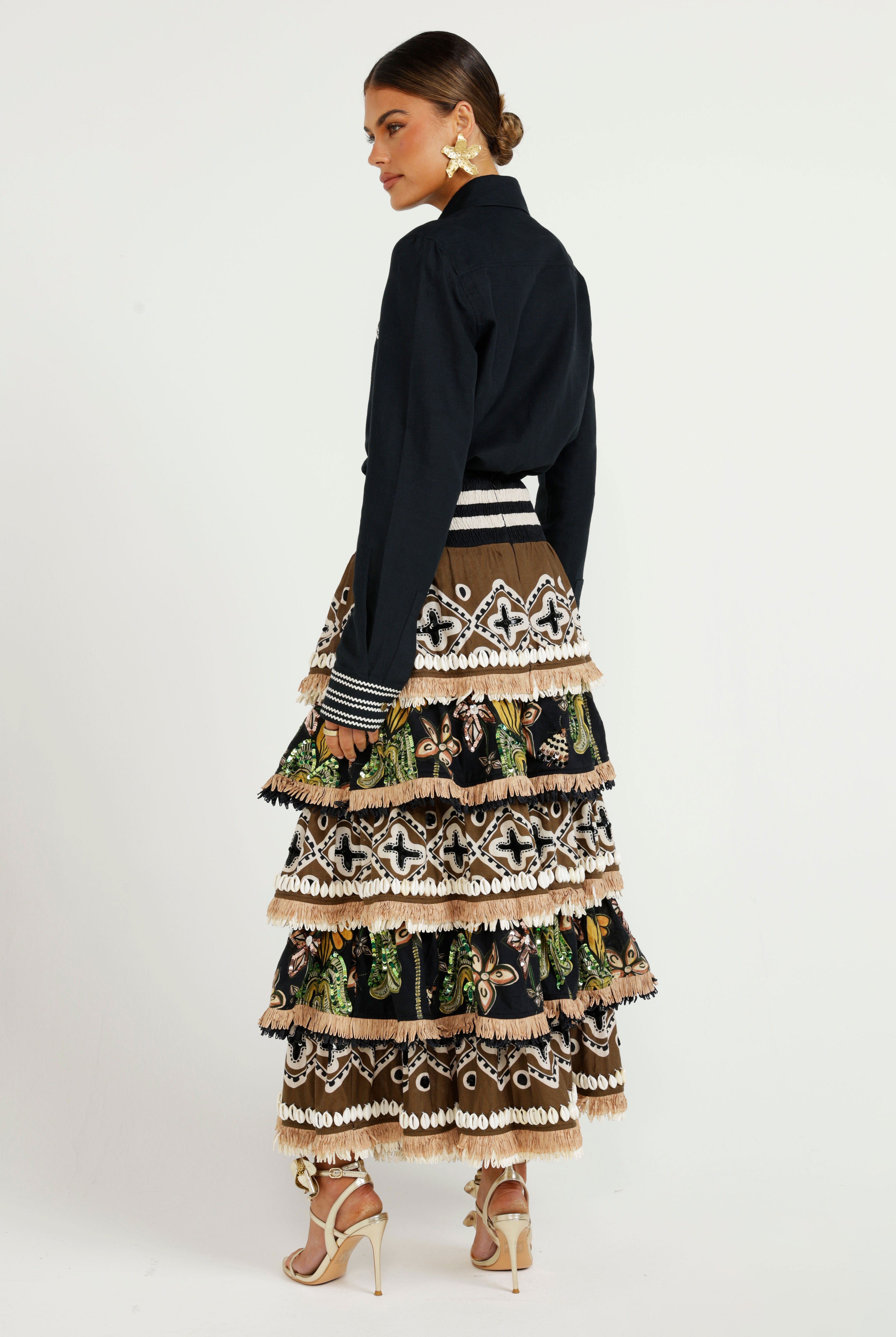 The Nomad Ruffle Skirt