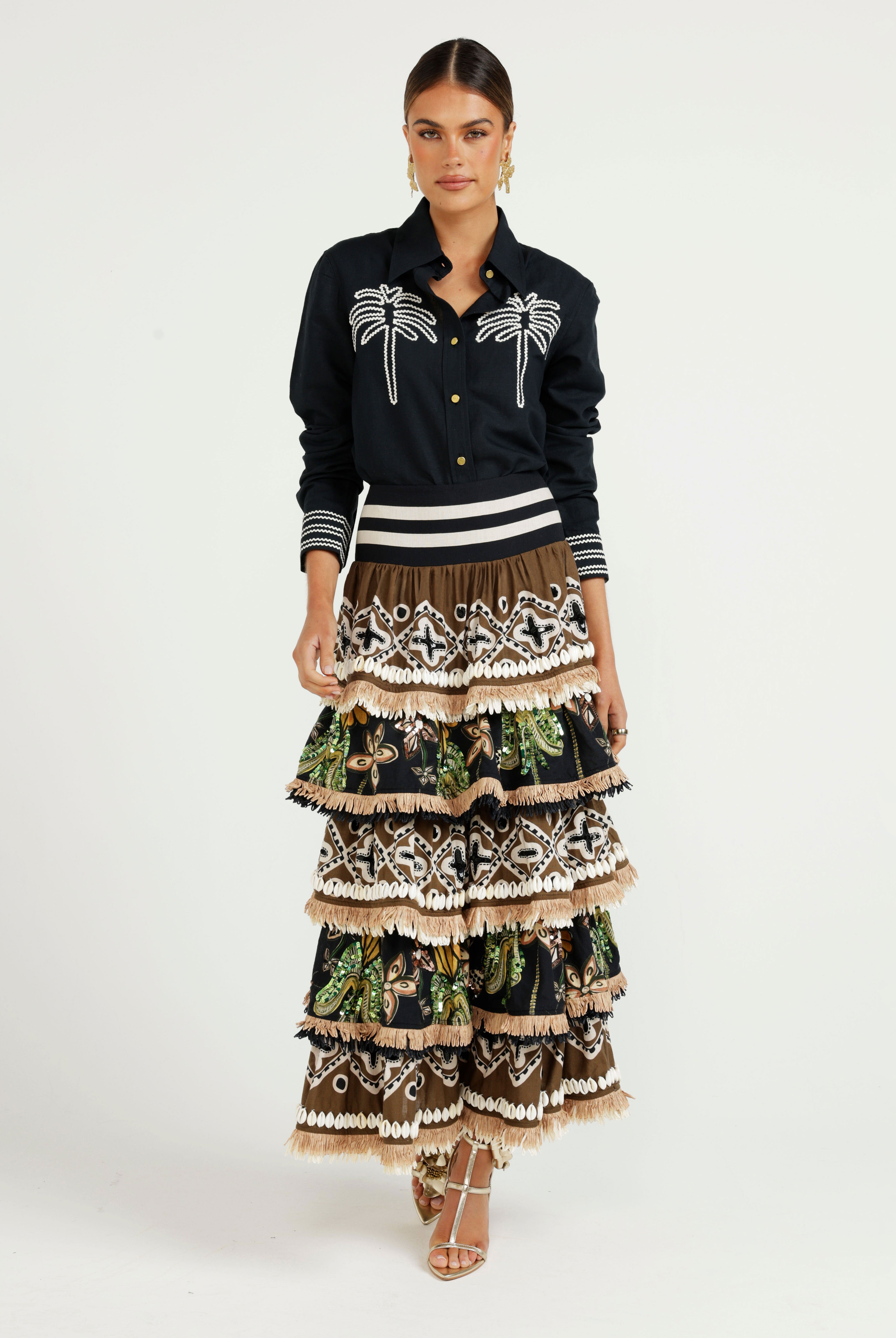 The Nomad Ruffle Skirt